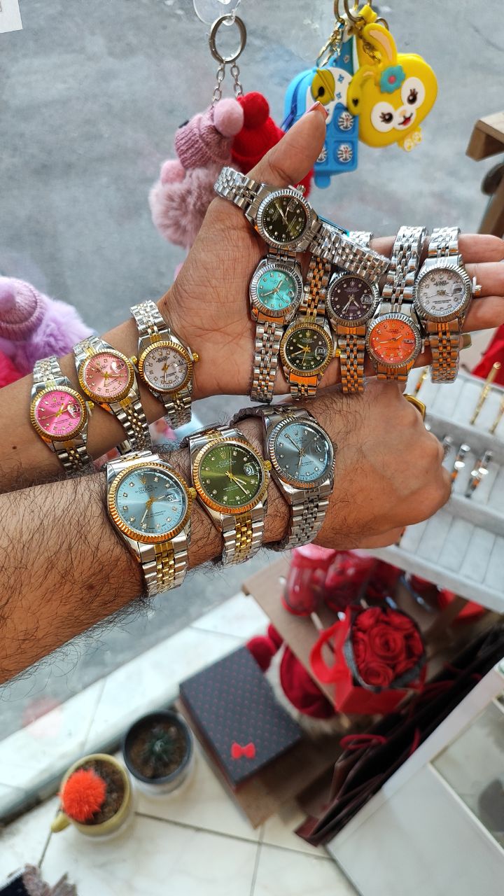 ساعت رولکس صفحه رنگی