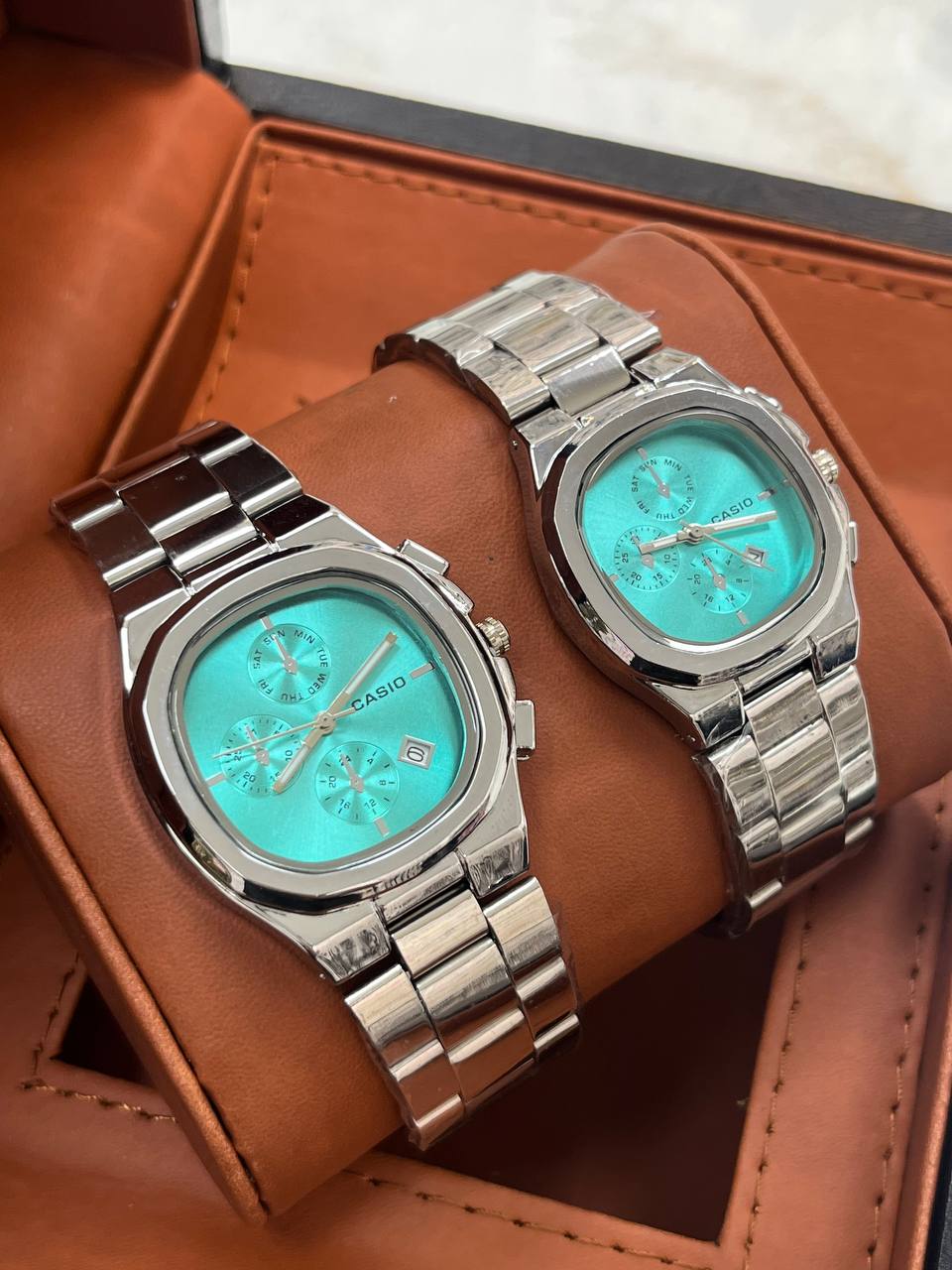 ساعت مچی کاسیو طرح مربعی، مناسب برای بانوان و آقایان، در رنگ‌های متنوع