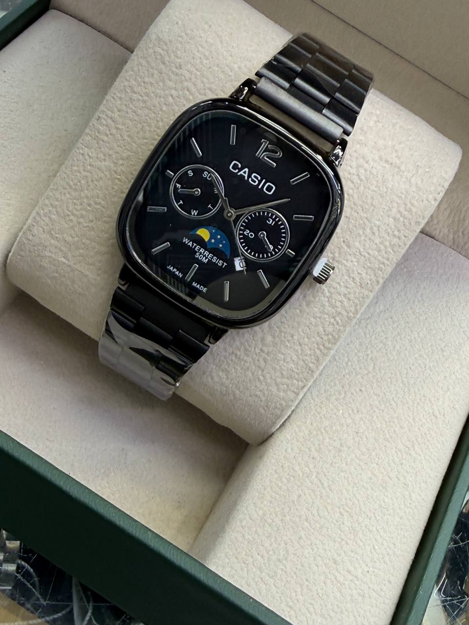 کاسیو اولدمانی مردانه طرح سه موتوره