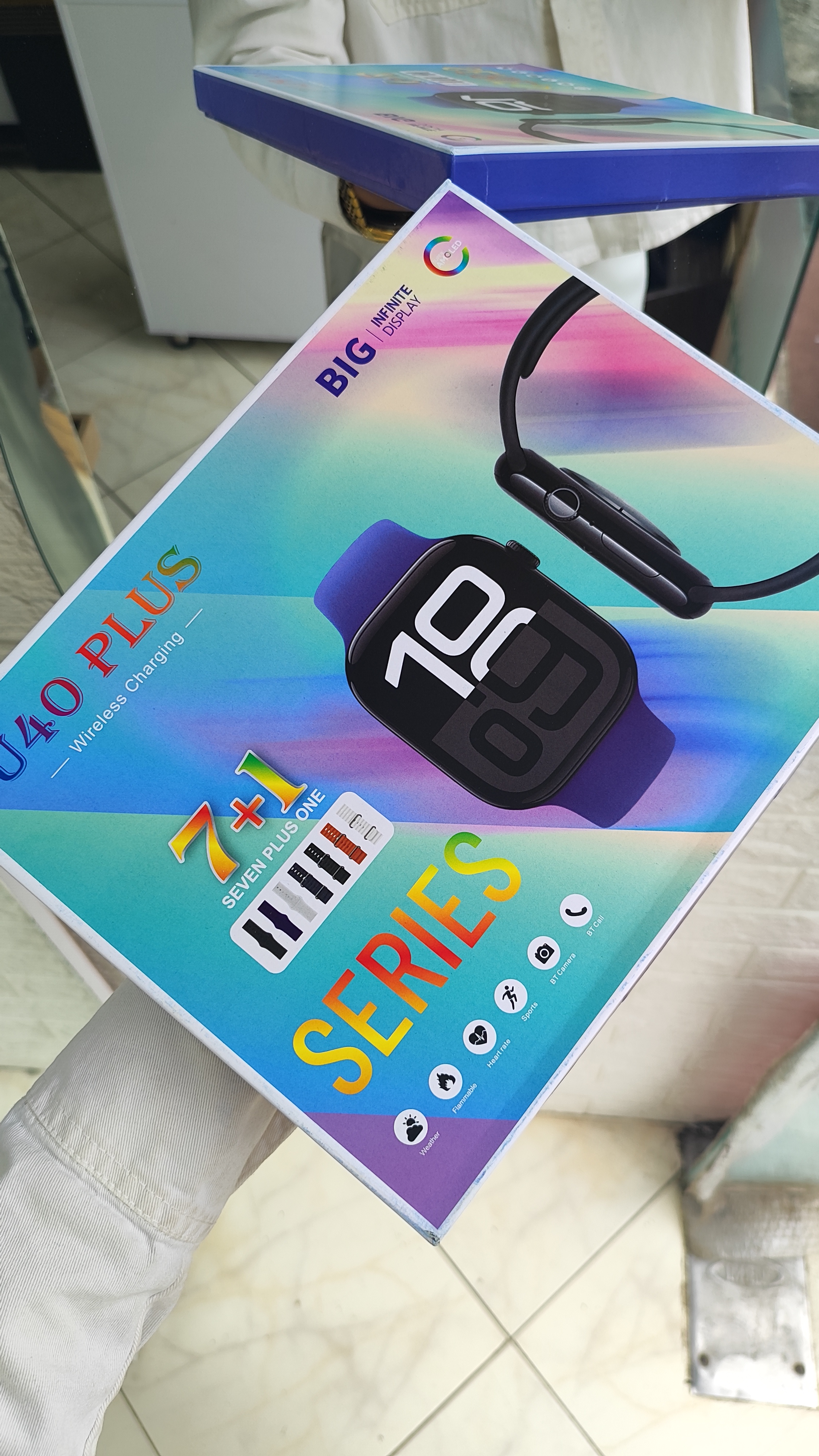 ساعت هوشمند u40 plus دارای ۷ بند
