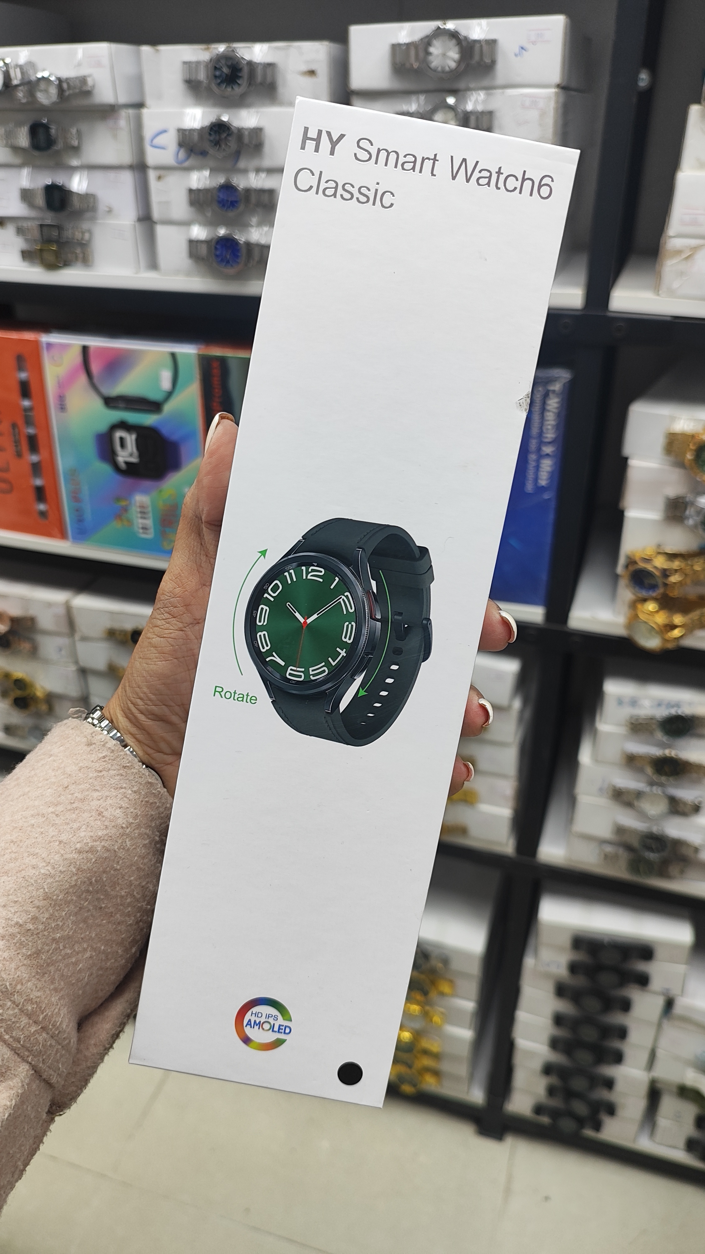 ساعت هوشمند HY smart watch 6 classic کد۱۸