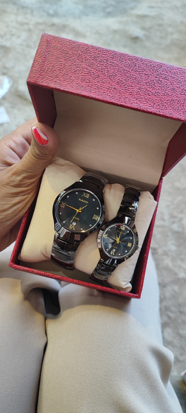 ساعت سِت رادو جعبه ای کیفیت مستر شیشه شطرنجی کد۲۱۵